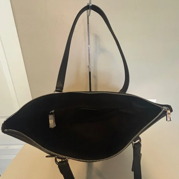 NWT Coach Gallery Victorian Floral Tote Bag!Black Blue